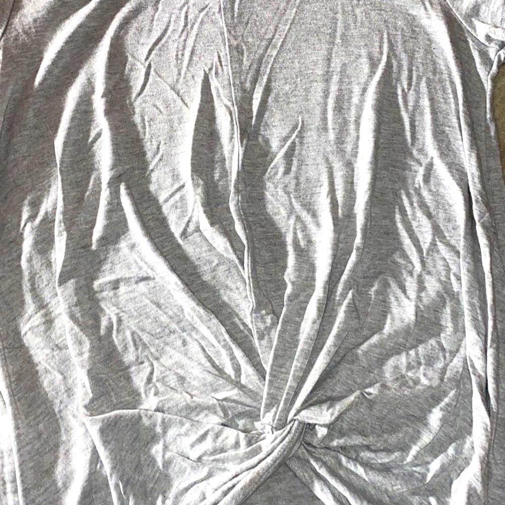 arts and crafts tie front tee